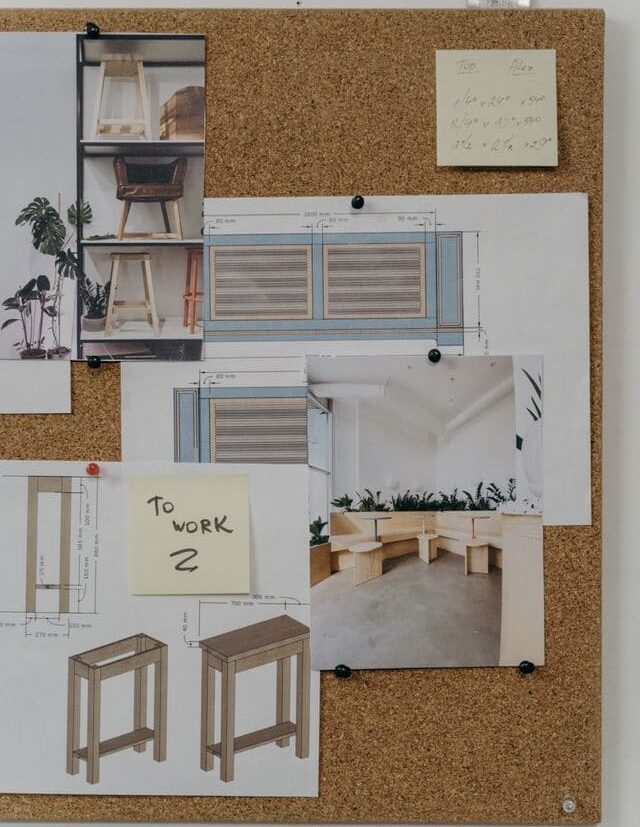 Moodboard de notre cheminement avant de créer Prisme